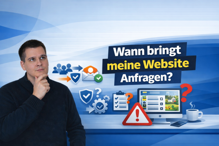 Anhang-Details Wann bringt meine Website anfragen
