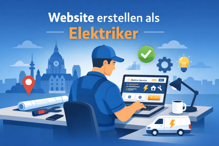Website erstellen als Elektriker